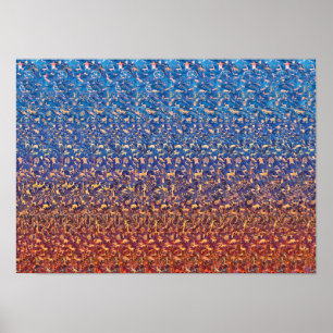 Verborgen 3D Stereogram Poster - Bewaker van het v