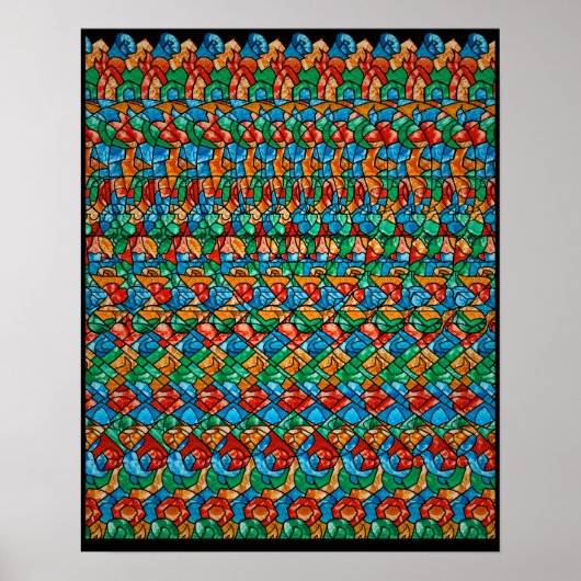 Verborgen 3D Stereogram Poster - Jolly Roger (Voorkant)
