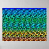 Verborgen 3D Stereogram Poster - Ocean Creats (Voorkant)