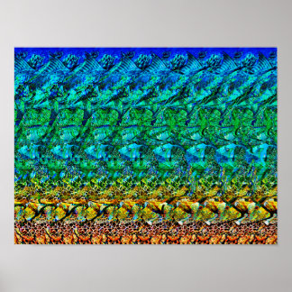 Verborgen 3D Stereogram Poster - Ocean Creats