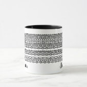 Verborgen aangepaste bericht & naam cadeau vriend mok (Midden)