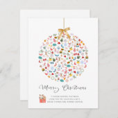 Verborgen Afbeelding Kerst Kaarten (Voorkant / Achterkant)