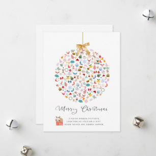 Verborgen Afbeelding Kerst Kaarten