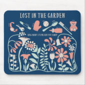 Verborgen Afbeelding, puzzel, gamen zoeken en zoek Muismat (Voorkant)