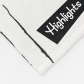 Verborgen Afbeeldingen Kinderen in de sneeuwbak Fleece Deken (Hoek)