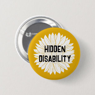 verborgen beperking bewustzijn ronde button 5,7 cm