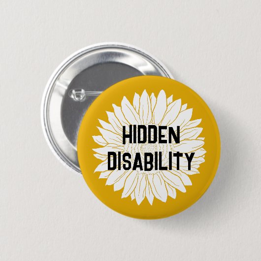 verborgen beperking bewustzijn ronde button 5,7 cm (Voorkant /achterkant)