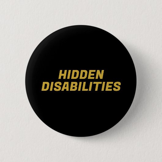 Verborgen Beperkingen Bewustzijn Ronde Button 5,7 Cm (Voorkant)