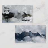 Verborgen berg, Visitekaartje (Voorkant / Achterkant)