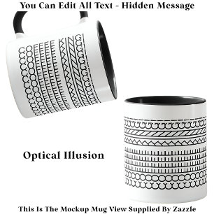 Verborgen bericht Coffee King 115b Grappige nieuwi Mok