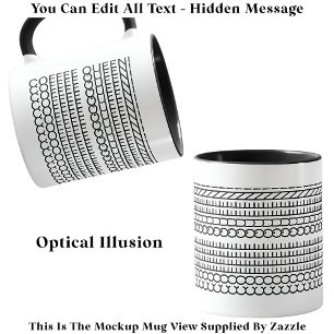 Verborgen bericht Koffiekoningin 115b Grappige nie Mok