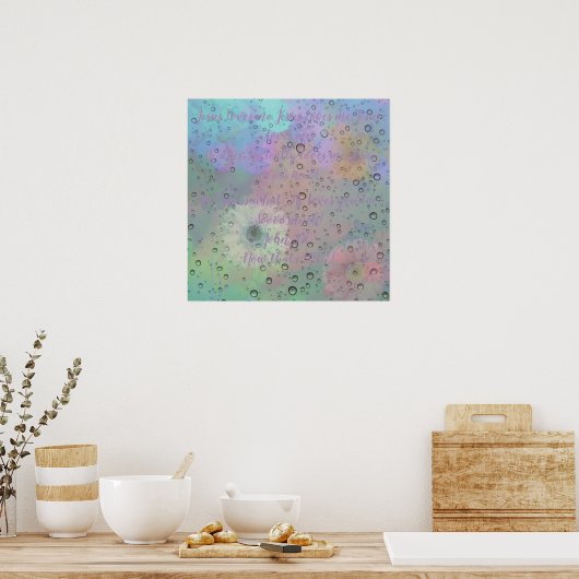 Verborgen bericht poster (Keuken)