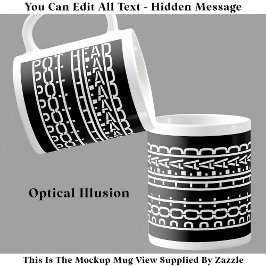 Verborgen bericht Pot Head Coffee Addict 119W Grap Koffiemok