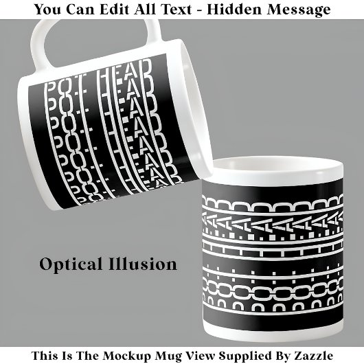 Verborgen bericht Pot Head Coffee Addict 119W Grap Koffiemok