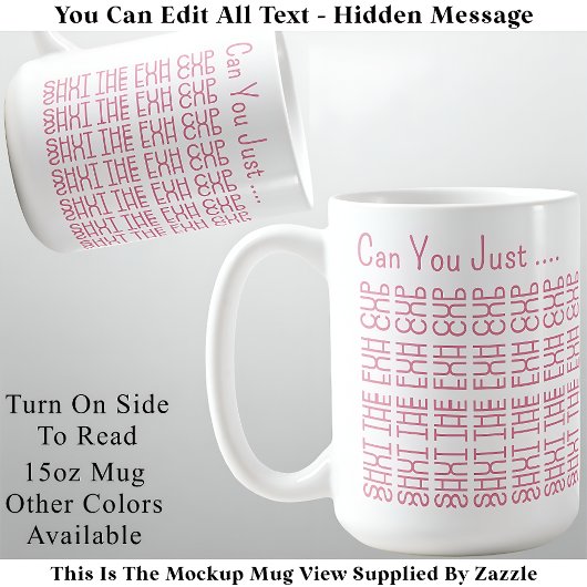 Verborgen bericht Sluit de Fuh Cup 155PW Funny Adu Koffiemok