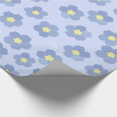 Verborgen bericht Vergeet me niet Cadeaupapier (Hoek)