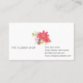 Verborgen bloemen | Bloemist Visitekaartje (Achterkant)