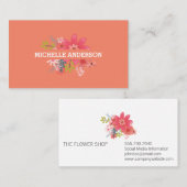 Verborgen bloemen | Bloemist Visitekaartje (Voorkant / Achterkant)