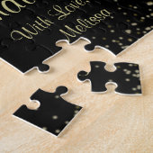 Verborgen boodschap voor bruidsmeisje legpuzzel (Zijkant)