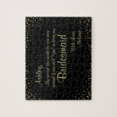 Verborgen boodschap voor bruidsmeisje legpuzzel (Verticaal)