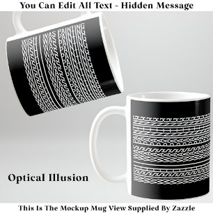 Verborgen boodschap voor elke hobby, wou dat ik 10 koffiemok