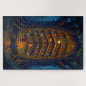 Verborgen boombibliotheek puzzel (Horizontaal)
