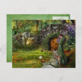 Verborgen Briefkaart van tuin (Voorkant / Achterkant)