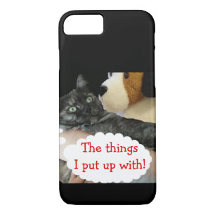 Verborgen Cat Custom Mobile Hoesje door RoseWrites