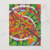 Verborgen Chameleon Briefkaart (Voorkant)