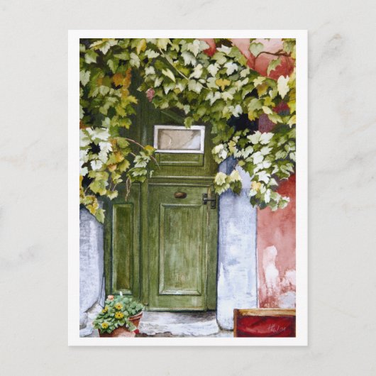 Verborgen Deur Briefkaart (Voorkant)