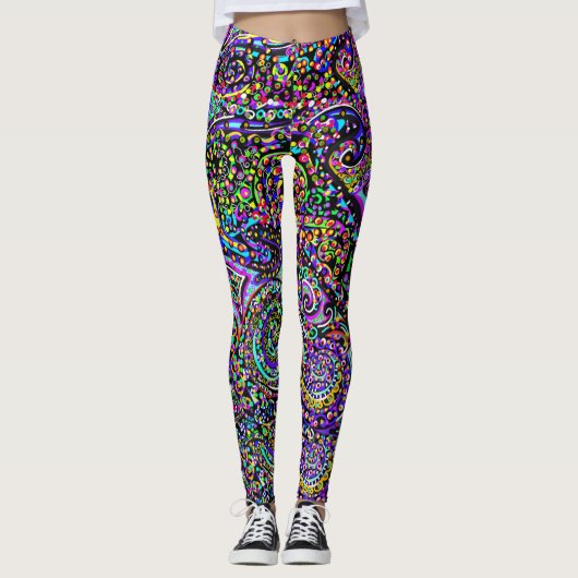 Verborgen Dolfijn Ontwerp Leggings (Voorkant)