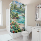 Verborgen duikplaats douchegordijn (In situ)