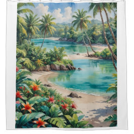 Verborgen duikplaats douchegordijn