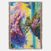 Verborgen eiland in de oceaan deken (Voorkant Verticaal)