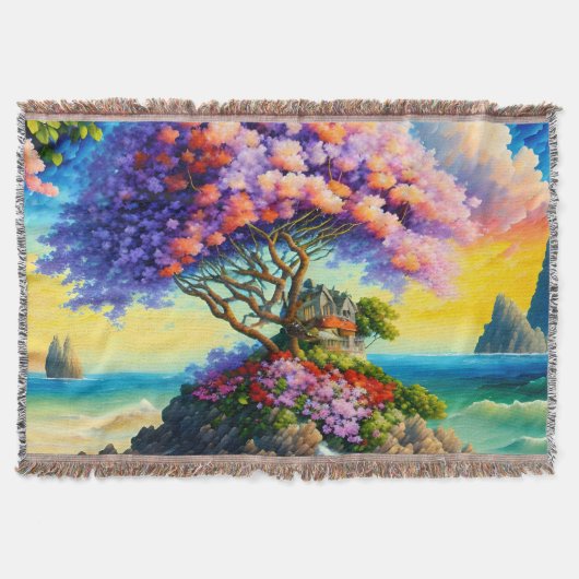 Verborgen eiland in de oceaan deken (Voorkant)