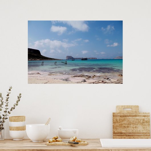 Verborgen eiland poster (Keuken)