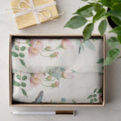 Verborgen Fairy Floral Blush Roze Dragonfly Vlinde Tissuepapier (Geschenk)