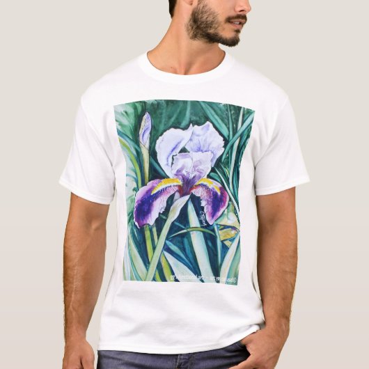 Verborgen figuren van een Iris T-shirt (Voorkant)