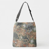 Verborgen fijne camouflage en Jouw tekst Crossbody Tas (Achterkant)