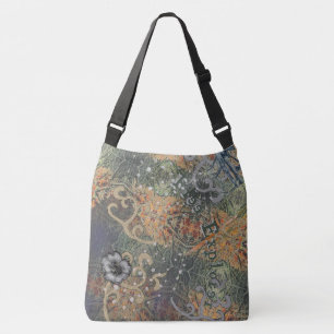 Verborgen fijne camouflage en Jouw tekst Crossbody Tas