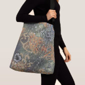 Verborgen fijne camouflage en Jouw tekst Crossbody Tas (Dichtbij)
