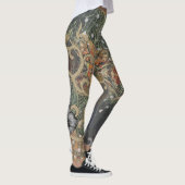 Verborgen fijne camouflage en Jouw tekst Leggings (Rechts)