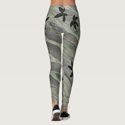 Verborgen, fijne Camouflage Ivy River Leggings (Achterkant)