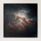 Verborgen geest tussen galactische atmosfeer in de legpuzzel (Verticaal)