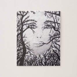 Verborgen gezicht legpuzzel