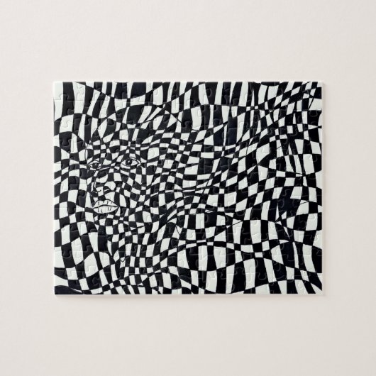 verborgen gezicht legpuzzel (Horizontaal)