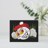 Verborgen golfbal, grappige sport briefkaart (Staand voorkant)