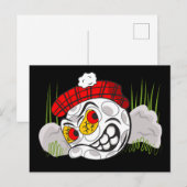 Verborgen golfbal, grappige sport briefkaart (Voorkant / Achterkant)