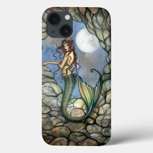 Verborgen Grot Zeemeermin Fantasy Kunst Zeemeermin Case-Mate iPhone Case (Achterkant)