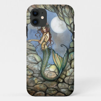 Verborgen Grot Zeemeermin Fantasy Kunst Zeemeermin iPhone 11 Hoesje